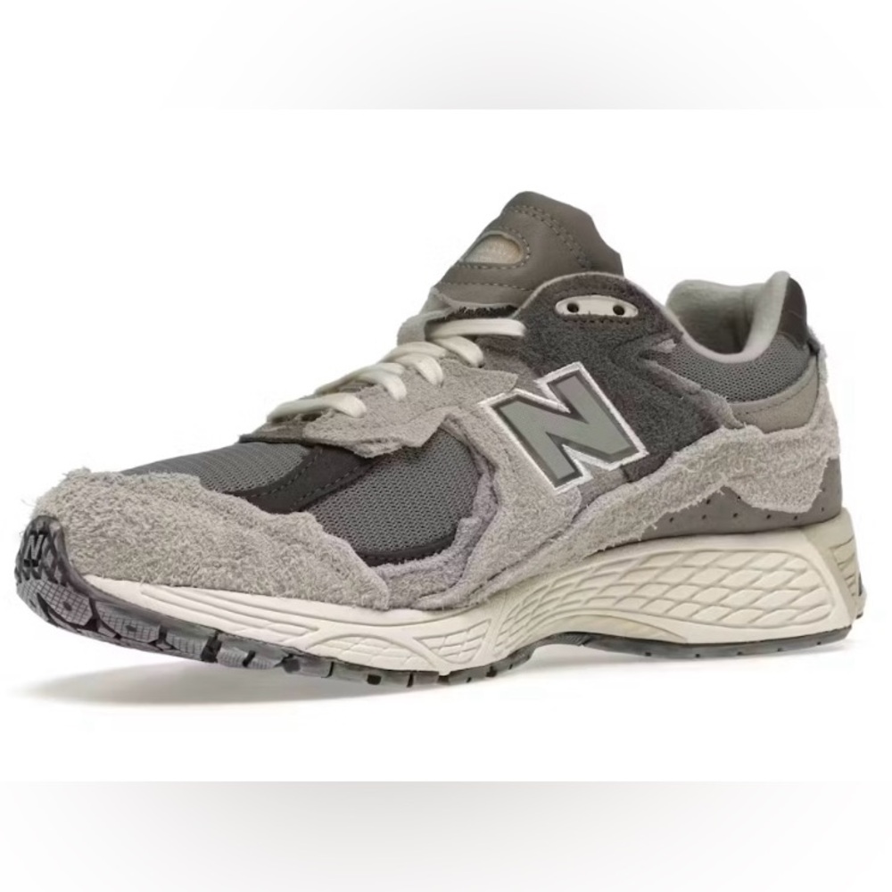 New Balance Gray and White Athletic Shoes